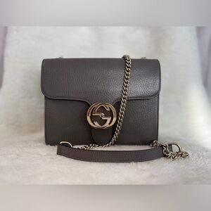 GUCCI Interlocking G Shoulder Bag